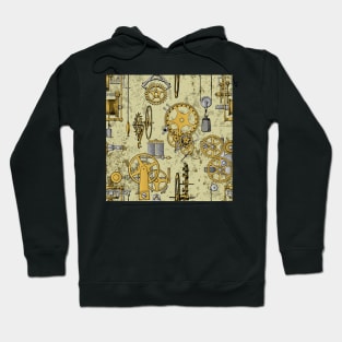 Steampunk clockwork gears Hoodie